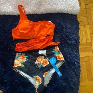 Cupshe high waisted two piece